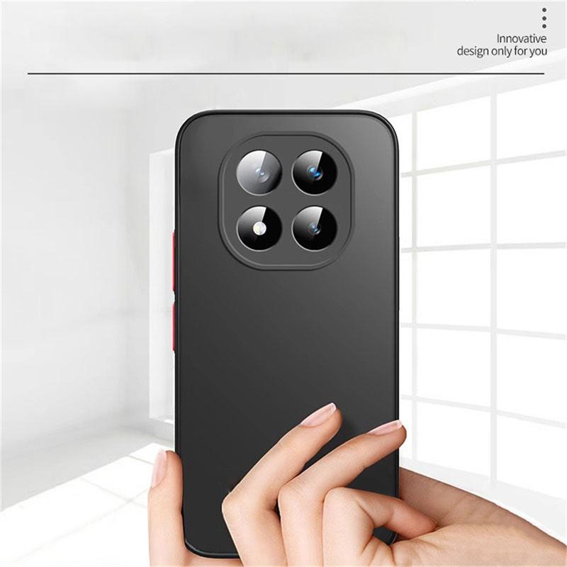 Shockproof Armor Matte Case For Xiaomi Redmi Note 14 13 12 11 10 9 Pro Plus A3 14T 14C 5G 4G Soft TPU Bumper Clear Hard PC Cover