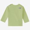 The North Face Baby Long Sleeve Shiretokotoko Organic Shiretoko New Size 90 Tee, Unisex, Cotton, Taupe,