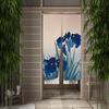 Japanese Style Noren Door Curtains Moon Starry Sky Crane Floral Pattern Polyester Doorway Kitchen Entrance Half Curtain For Window Made Of