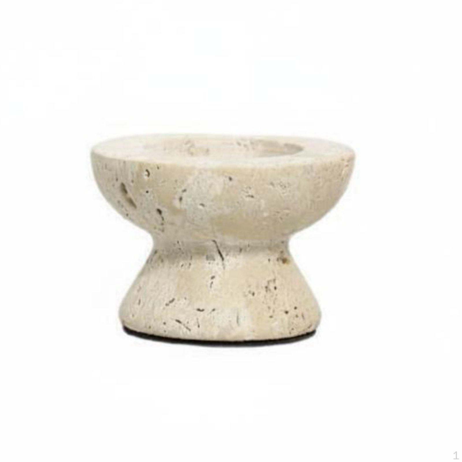 Travertine Candlestick Modern Design Holder Atmospheric St Distinctive Candle