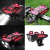 Rechargeable LED Bicycles Front Light Handlebar Flashlight, Bicycles Head Light Watertight Headlight Cycling Front Lamp