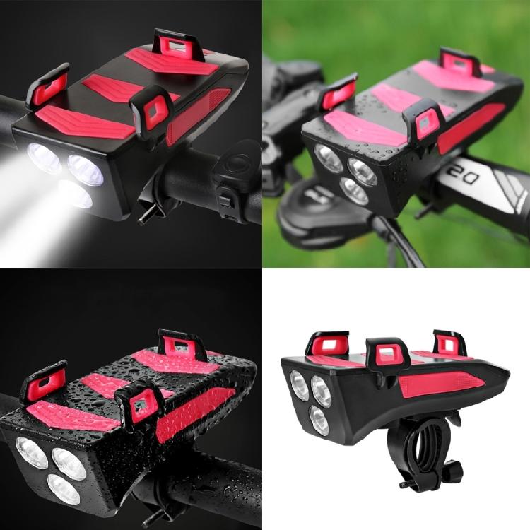 Rechargeable LED Bicycles Front Light Handlebar Flashlight, Bicycles Head Light Watertight Headlight Cycling Front Lamp