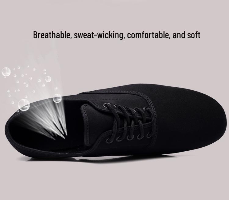 Men's Soft Sole Dance Shoes for Latin, Modern, Square, Ballroom, Waltz, & Quickstep