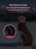 Winter Double-Layer Warm Dog Jacket: Windproof, Waterproof, Leash-Compatible, for Large Dogs