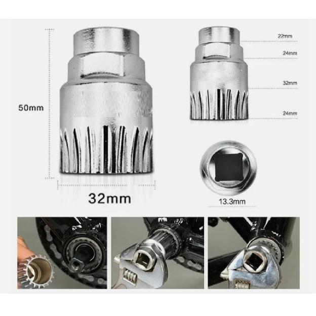 Bicycle Repair Tool Kits MTB Road Bikes Maintenance Tools Bracket Chain Breaker Flywheel Remover Cutter Crank Puller Bike Wrench