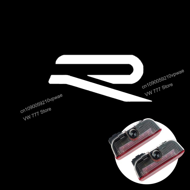 

Hot 2Pcs VW Led Car Door Welcome Lamp Wireless Laser Projector Logo Night Light For Volkswagen Lavida Touran Caddy Beetle Golf B
