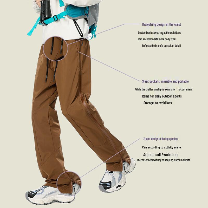 JEEP SPIRIT Men's Outdoor Waterproof Tactical Pants