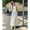 Gentle White Dress for Women, New French Long Skirt for Summer, Very Beautiful, Fits Petite Figures In Summer