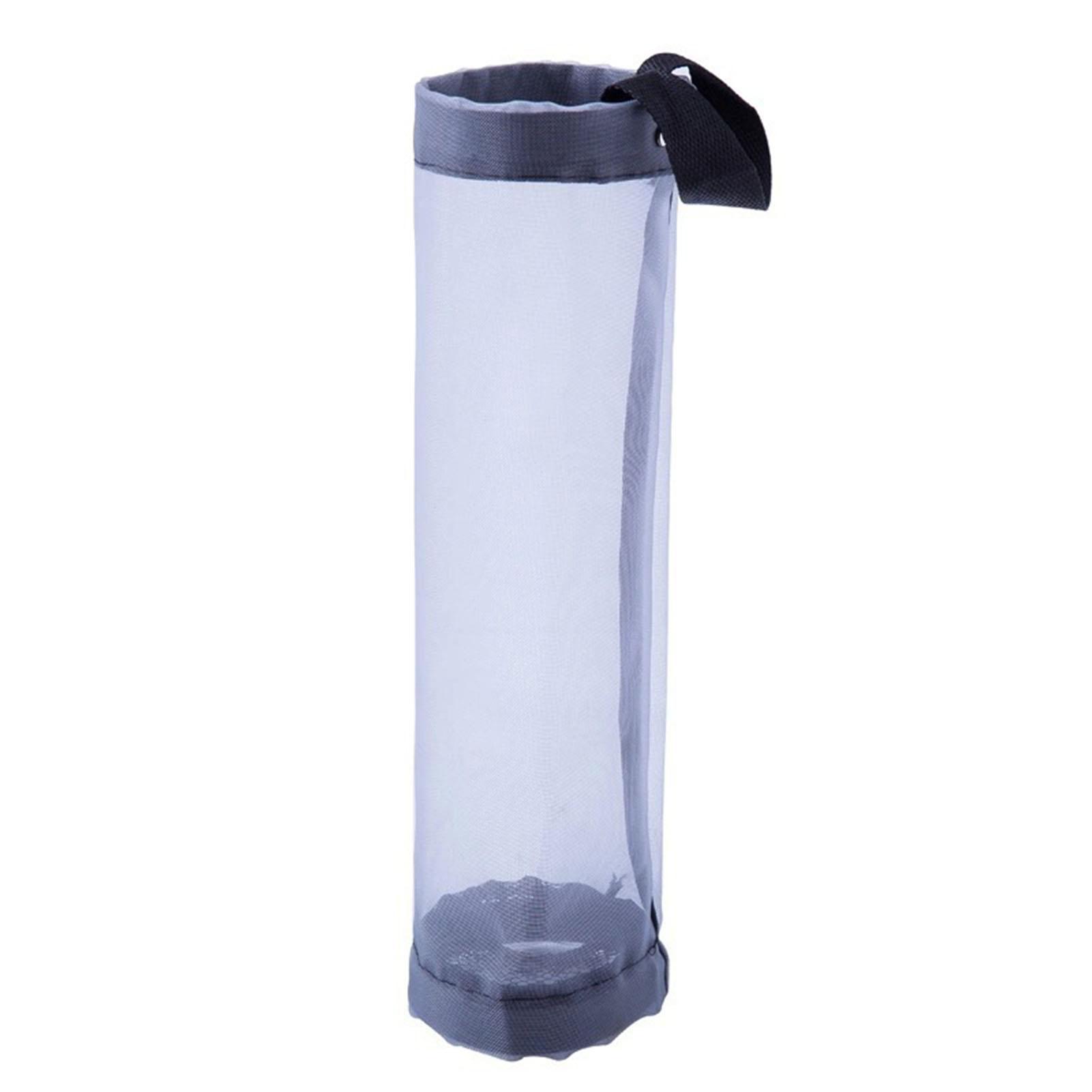 

Grocery Bag Organizer Dispenser Wall Mounted Space Saving Reusable Plastic Bag Holder for Home серый