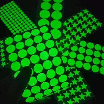 Star Dot Luminous Fluorescent Stickers for Children's Room Decor
