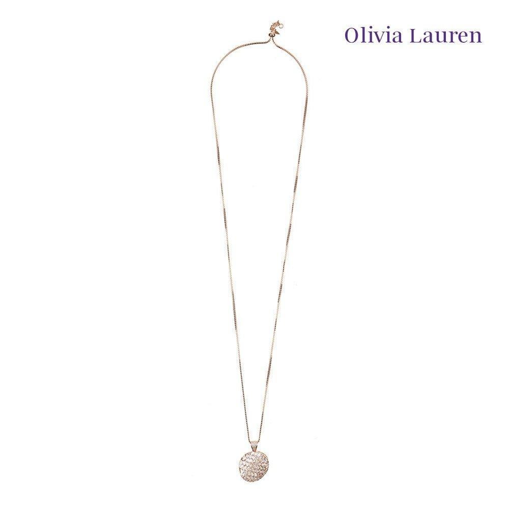 

[Olivia Lauren] Rose Gold Pendant Necklace_Vycymys1311