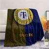 Teplice Football Club  Print Flannel Blanket, High quality Comfortable for All Seasons, Home Decor, Warmth and Comfort