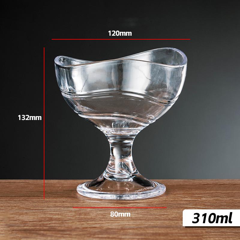 

Акриловый полосатый стакан для десерта и напитков для мороженого, пудинга и холодных напитков See spec chart