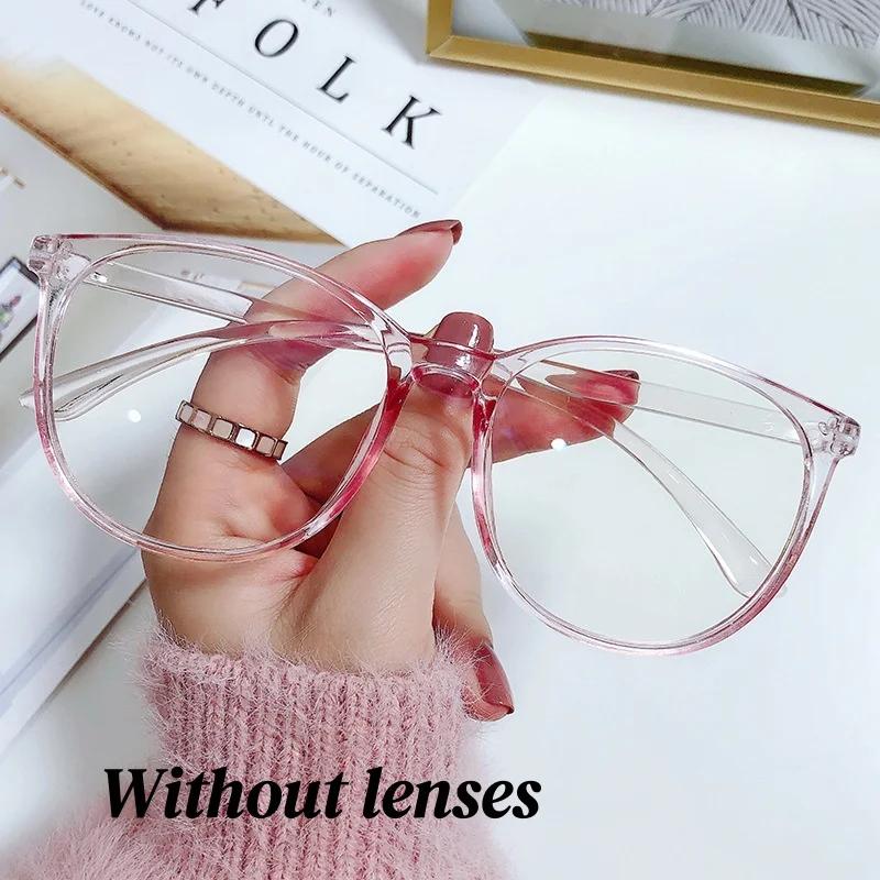 Retro Square Glasses Frame Neutral Fashion Retro Glasses Frame Men'S And Women'S Classic Solid Color Lens Free Glasses Frame