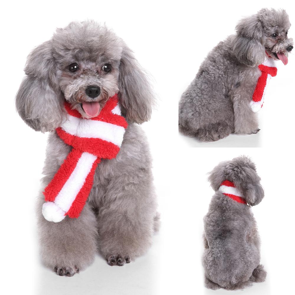 

Шарф для домашних животных, Рождественский воротник-колокольчик, шарф для кошек и собак, костюм на Рождество