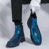Bărbați pantofi casual din piele pantofi anti-alunecare rezistenți la uzură modă multicolore confortabile pantof casual plat cu slip-on mărime mare 38-48