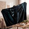 Warm Flannel BlanketScream Ghostface Soft Cozy Throw Blanket for Bedroom Couch