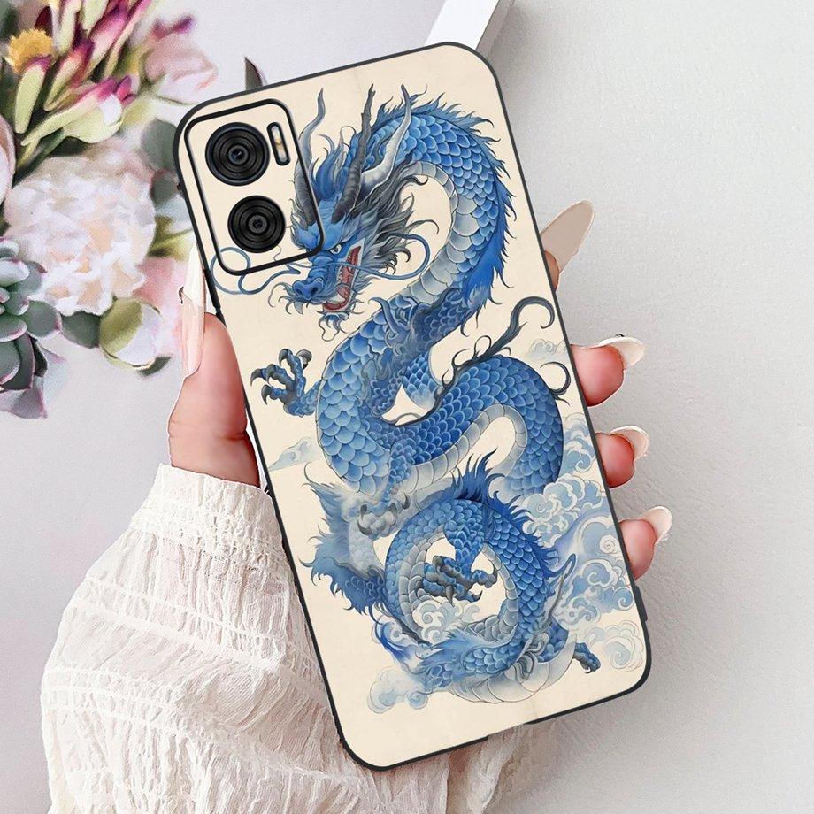 Phone Case For Motorola Moto E22 E22i E22s Motorola E20 E30 E40 E13 E14 Luxury Girly Cartoon Cover Soft Matte Silicone Capa