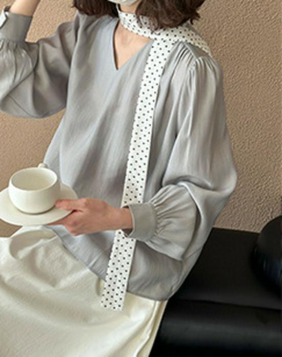 Spring Korean-Style High-End A-Line Pleated Midi Skirt Suit - Juzhi 2551-1