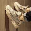 2025 new summer breathable men's shoes heightening samurai dad shoes platform mesh shoes casual sports trendy shoes