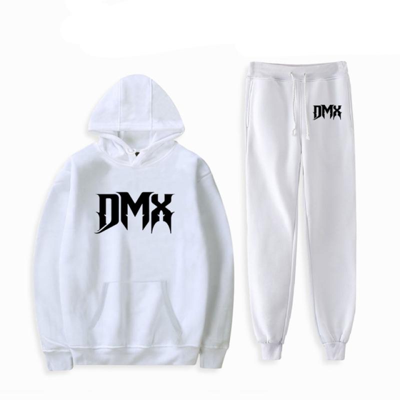 American Rapper DMX Print Männer Frauen Sweatshirt Set Casual Hoodie Und Hosen 2 stücke Sets Übergroßen Trainingsanzug Mode Unisex Kleidung