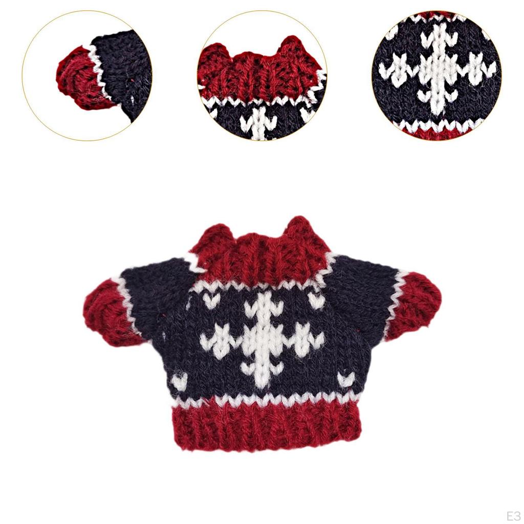 15cm Plüschpuppenkleidung Niedliches Anziehen Foto-Requisiten Modekleidung Outfits