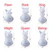 3D Chess Piece Silicone Mold International Chess Queen King Epoxy Resin Casting Mould for DIY Crystal Epoxy Resin Crafts