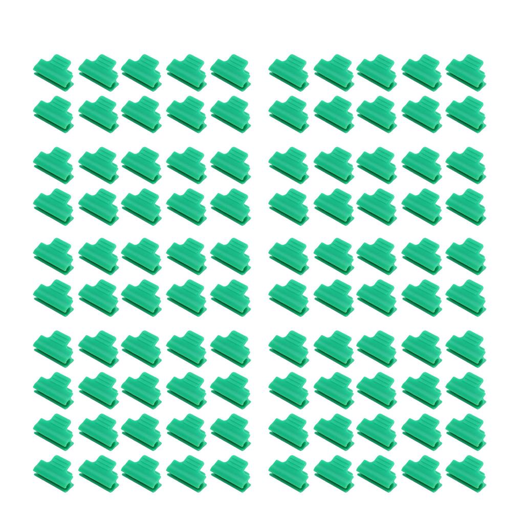 100pcs Greenhouse Clamps Film Row Cover Netting Tunnel Hoop Clip Frame Shading Net Rod Clip Greenhouse Film Clamps