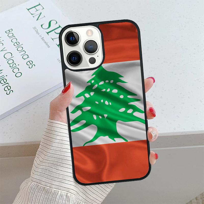Lebanon Flag Phone Case cover For iPhone 17 Air 15 16 16e 14 13 Pro Max Coque 12 11 Pro Max For Apple PLUS fundas