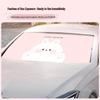 Cute Little Bear Retractable Car Sunshade Visor