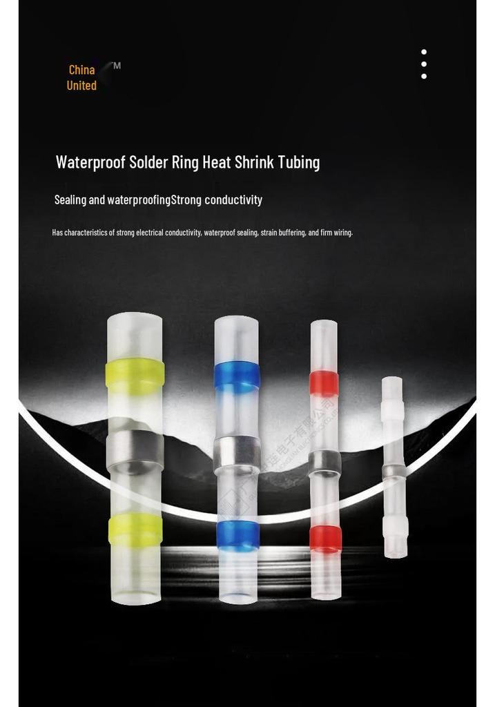 Waterproof Solder Ring Heat Shrink Wire Connector Terminal - In Stock