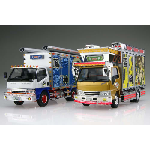 Aoshima Bunka Kyozai 1/32 The Decotora Series No. 3 Fujin and Raijin Plastic Model