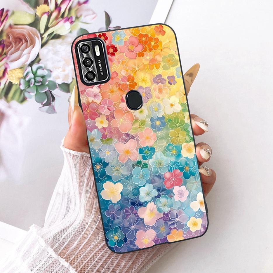 For ZTE Blade A7s 2020 Case A7020 Cute Lion Fashion Painted Cover Soft TPU Matte Phone Case For ZTE Blade A7s 2020 BladeA7s Bags