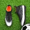 Men/Women's Football Boots Socks Professional Training Football Boots Young Children Football Shoes