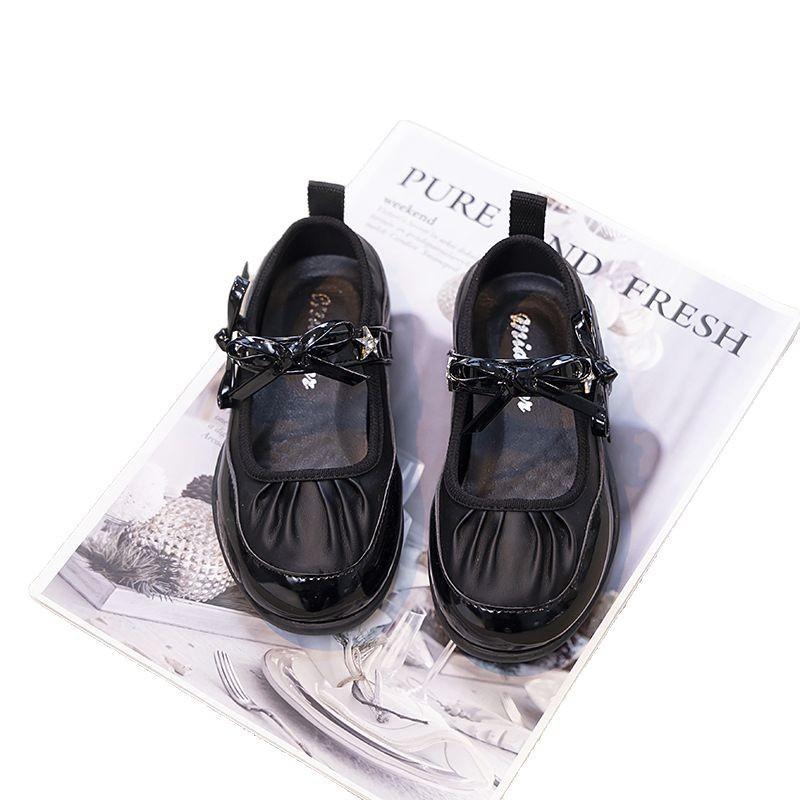 Baotou girls sandals summer 2025 new children's Mary Jane ballet shoes girls foreign style silver princess shoes