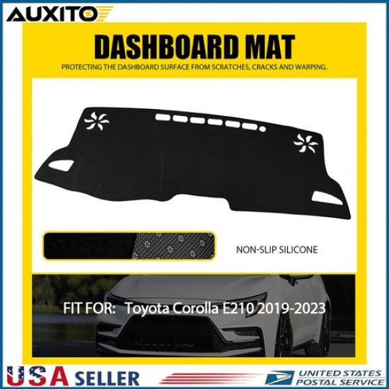 For 2019-2025 Toyota Corolla Accessories Dashboard Dash Mat Sun Cover Pad Black