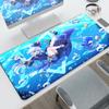 Anime Genshin Impact Office Long Deskmat Cute Furina Game Antislip Mousepad Large Computer Keyboard Mat HD Print Rubber Cushion