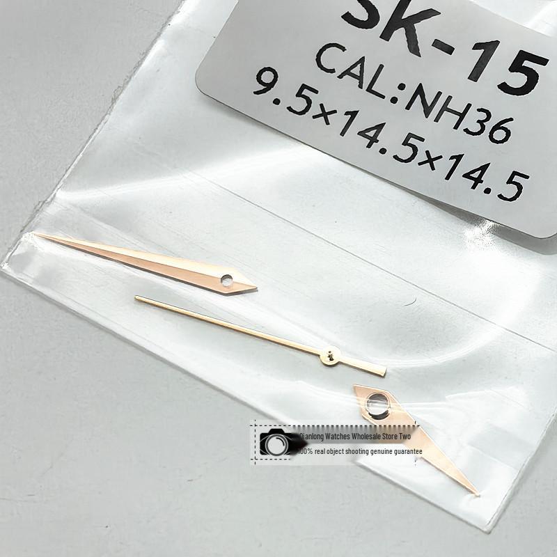 NH36 Three-Hand Watch Repair Set: Hour, Minute, Second Hands (No Luminous)