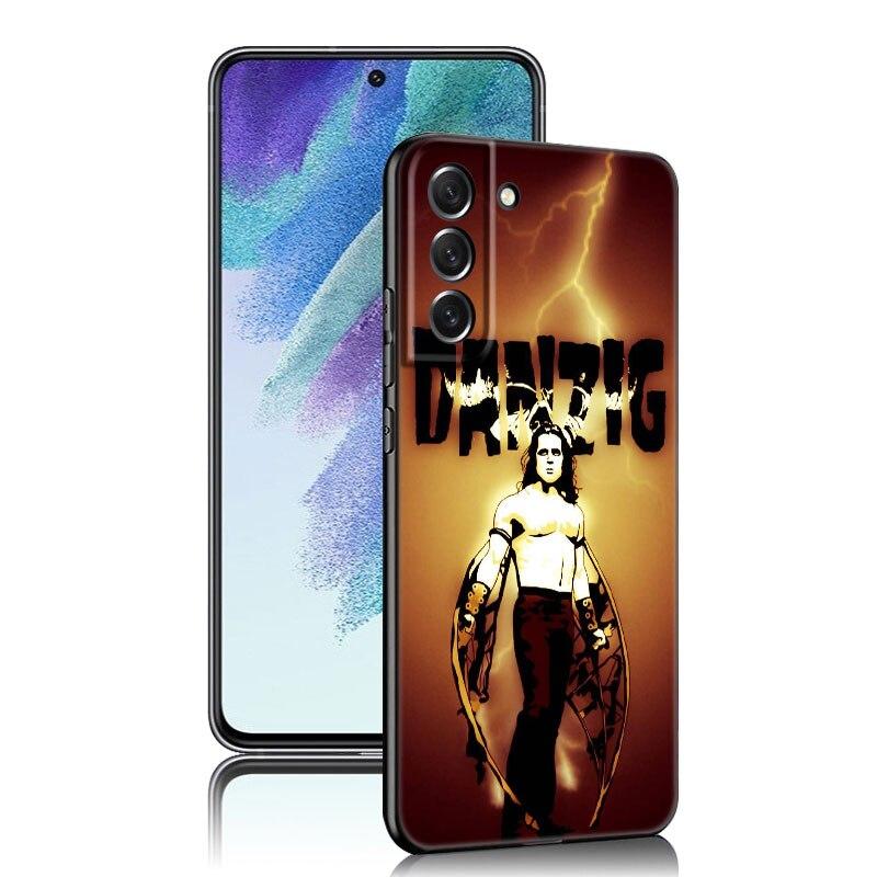 The Misfits Glenn Danzig Phone Case For Samsung Galaxy S20 S21 FE S22 Ultra S10 Lite S10E S9 S8 Plus S7 Edge Soft Black Cover