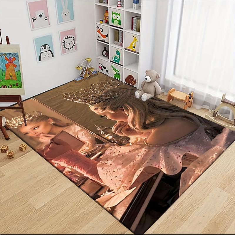 Glamorous Princess Transformation Carpet Rug Soft Washable Antislip Home Living Room Sofa Mats Personalized Christmas Rug