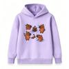 Kids Boys Girls Pullover Hoodie, Cute Cartoon Capybara Pattern Casual Warm Hooded Sweatshirt for Children Daily Wear School Holiday Outfit