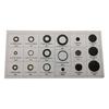 125Pcs Rubber Grommet Assortment Wiring Gasket Kit Rubber Grommet Eyelet Rings