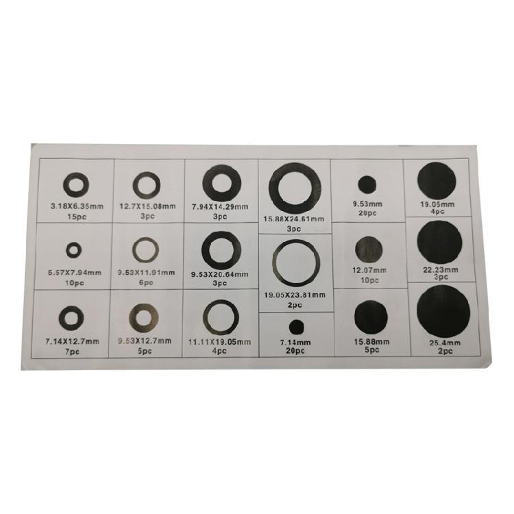 125Pcs Rubber Grommet Assortment Wiring Gasket Kit Rubber Grommet Eyelet Rings