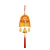 Chinese Year Dustpan Hanging Decor, Gilded Sweeper Ornament, Indoor Housewarming Decoration