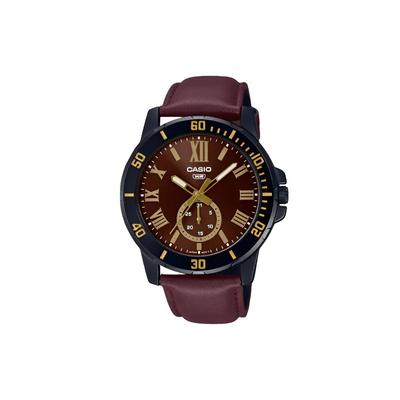 Unisex Standard Series 45mm Red Watch MTP-VD200BL-5BUDF