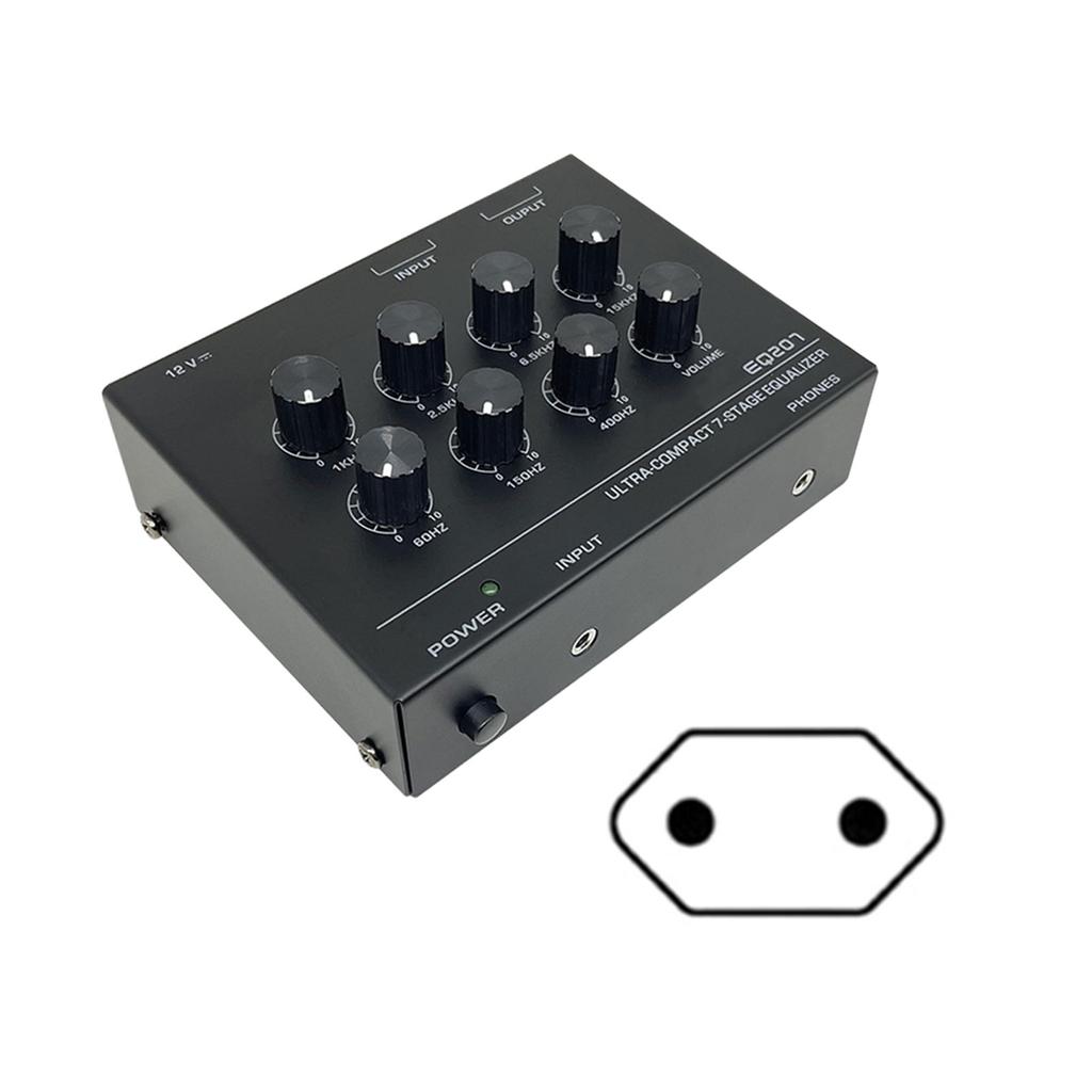 EQ207 7Band PreamplifierPrecise Sound Preamplifier with Trebles Middle,Basss for Improve and Precise Sound Adjustment