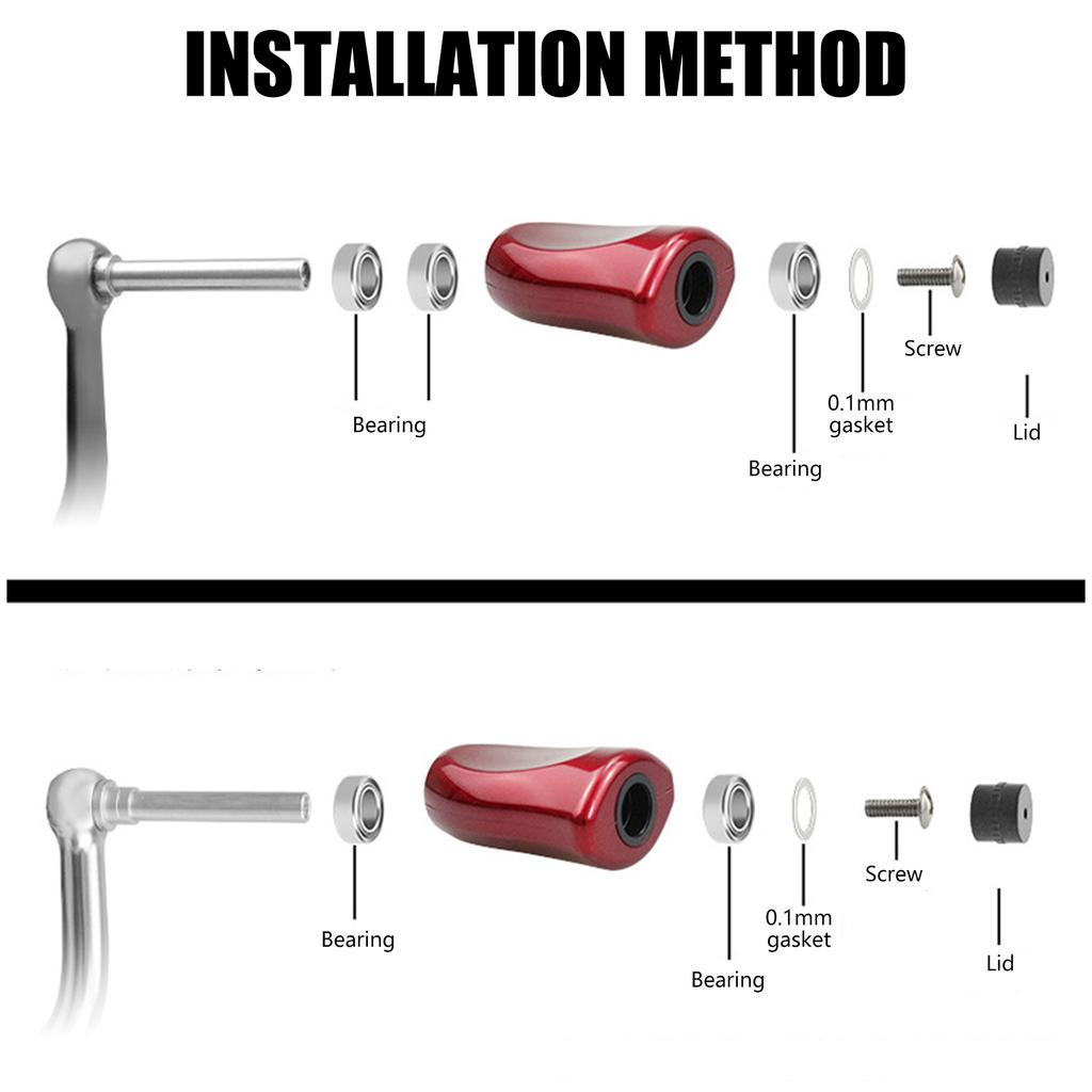 Fishing Reel Handle Knob Fishing Rocker Accessory Silicone Fishing Reel Water Drop Wheels Fishing Reel Rocker Arm Knob