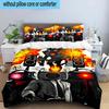 3PCS Skull And Sun Carnival 3pcs Bedding,Including 3PCS Duvet Cover And 2pcs Pillowcases Perfect for Christmas,Ideal for Bedroom, Dormitory