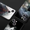Black Mountain Peak Phone Case Cover for iPhone 17 16 15 14 13 12 11 Pro Max 17 Air Plus Shockproof Soft TPU Shell Fundas Capas