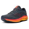 Mizuno Wave Rider 27 Turbulence Cayenne Citrus Men Sneakers Grey J1GC230351